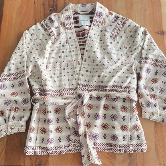 MADEWELL Jacquard Wrap Jacket NWOT
Size XL - Picture 5 of 12